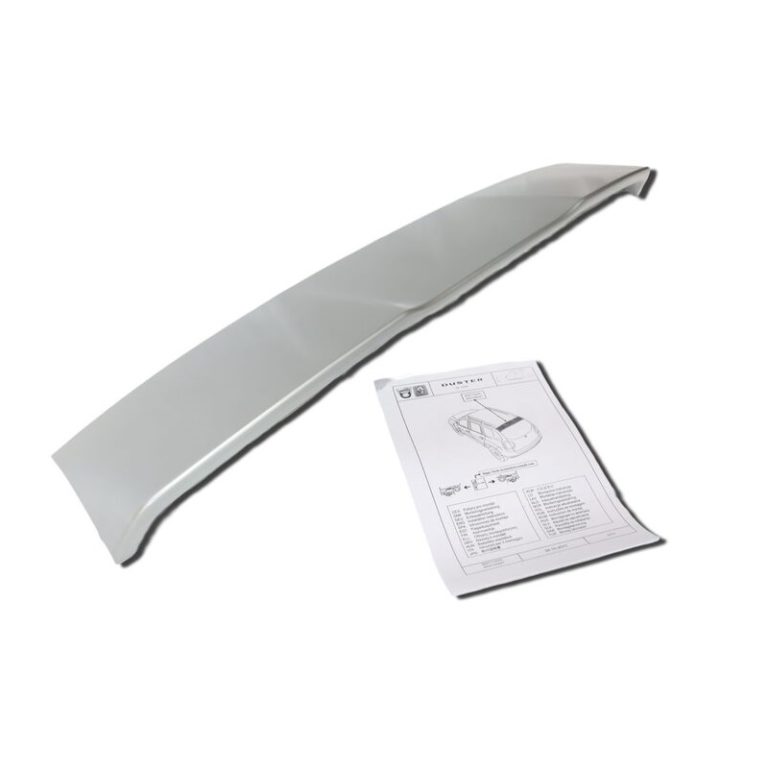 Dachspoiler für Dacia Duster II / Heckspoiler aus hochwertigem Kunststoff Silber/ Dacia Original: 8201700647
