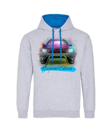 Hoodi Kaputzenpullover Unisex Just Hoods Dacia Duster Carpoint Edition Motive artist