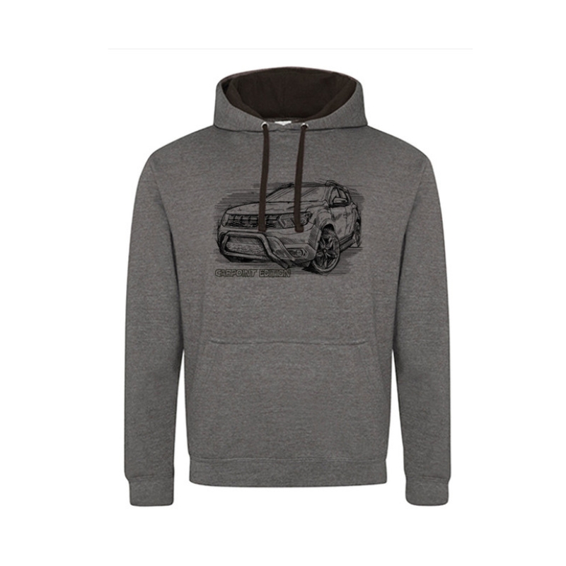 Hoodi Kaputzenpullover Unisex Just Hoods Dacia Duster Carpoint Edition Motive picture