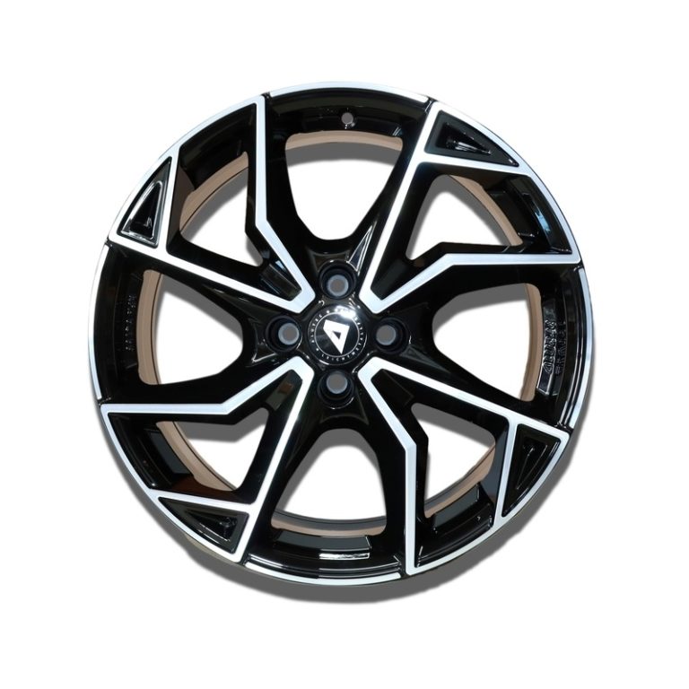 1x Alufelge 18" Alutec ADX.02 diamant-schwarz frontpoliert