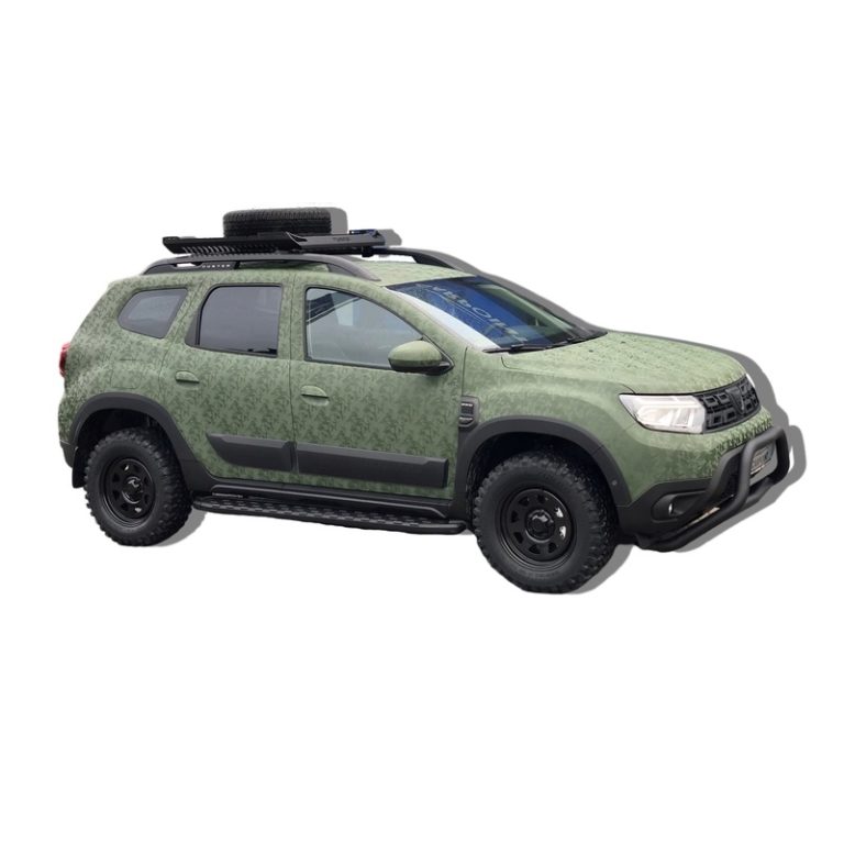 4x neue Off-road Kompletträder für Dacia DUSTER / 16" Stahlfelgen Dotz Dakar mit Offroadreifen 235/60 R16 Insa Turbo Dakar MT