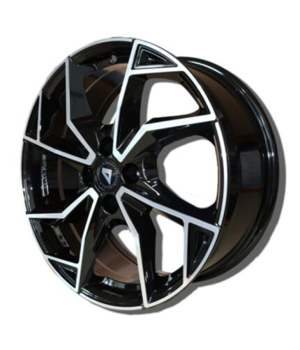 Alufelge Alutec ADX.02 diamant-schwarz frontpoliert 18 Zoll Passend für Dacia Modelle JoggerLodgyLoganSandero