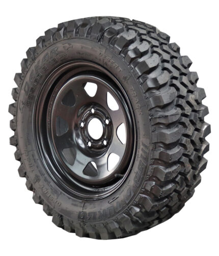 4x neue Off-road Kompletträder für Dacia DUSTER / 16" Stahlfelgen Dotz Dakar mit Offroadreifen 235/60 R16 Insa Turbo Dakar MT