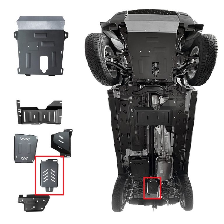 Stahl Unterfahrschutz für Differential Dacia Duster II 4x4 Baujahr 2018-2023