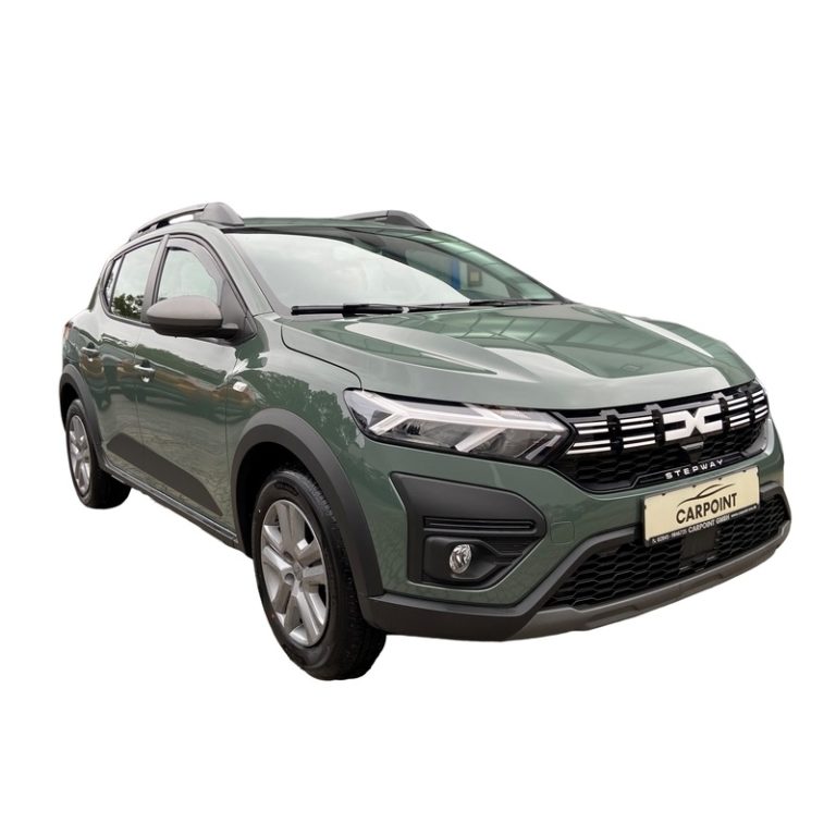 Windabweiser Regenabweiser 2x Satz vorne für Dacia Sandero III Bj. ab 2020, transparent dunkel-grau getönten Acrylglas