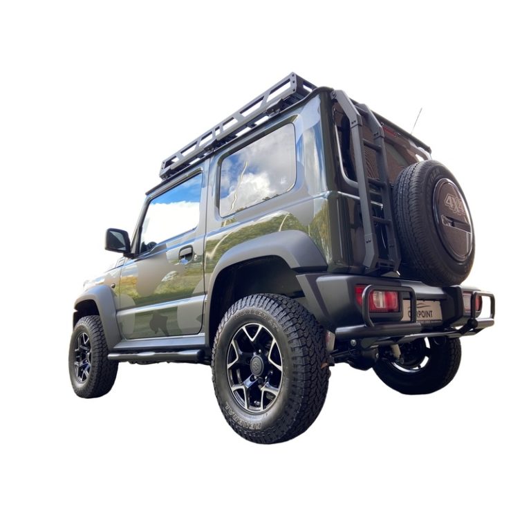 Heck Leiter Alu schwarz für Suzuki Jimny ab 2018 GJ/HJ