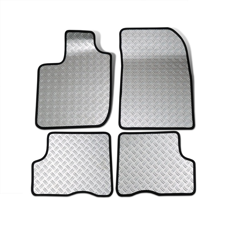 Exclusive Fußmatten aus Alu mit Anti-Rutsch-Relief für Dacia Duster II