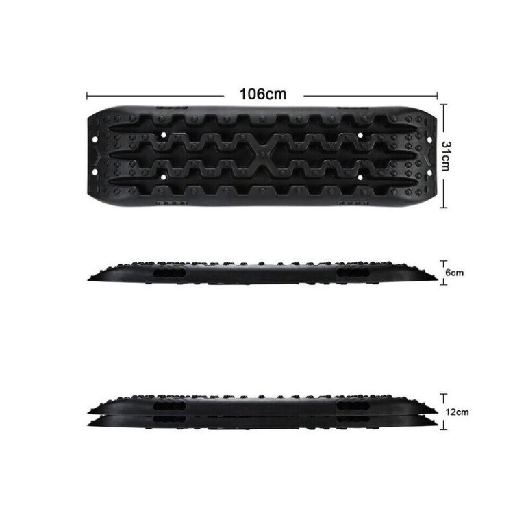 Anfahrhilfe Auto 2 Stück 10T Last Nylon Schnee Sandbleche für Auto Wohnmobil