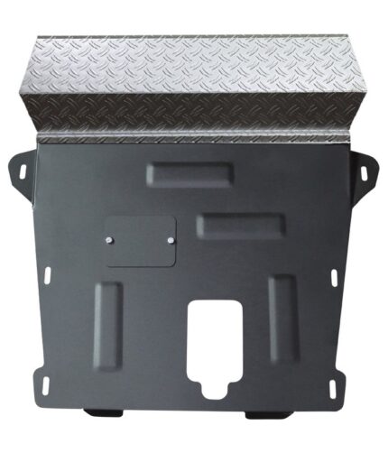 Stahl Unterfahrschutz für Motor mit Alu Schutz für Stoßstange Dacia Duster II