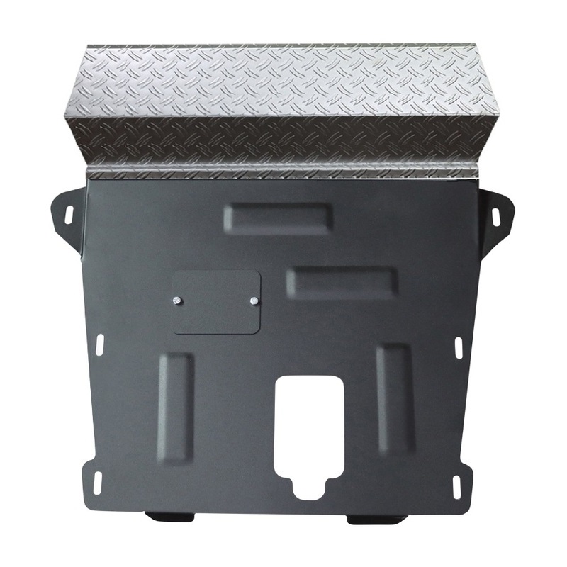 Stahl Unterfahrschutz für Motor mit Alu Schutz für Stoßstange Dacia Duster II