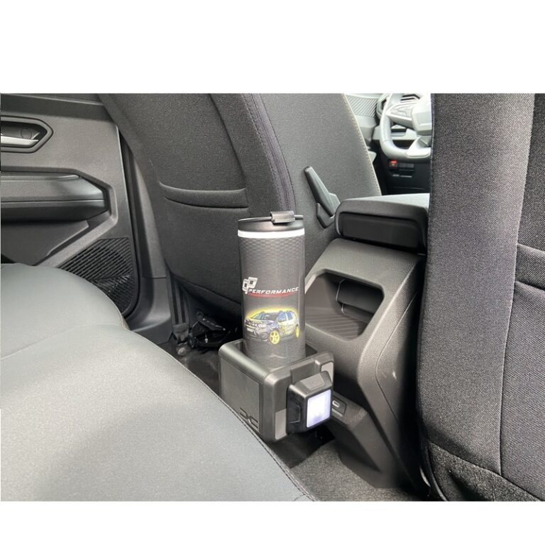 YouClip 3 in 1 (multifunktionaler Getränkehalter + LED-Lampe + Hakenhalter) für Dacia Duster III (bj. ab 2024)/Dacia Original