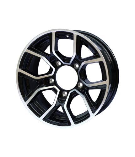 1x Alufelge 15" PROLINE PXJ Black Polished für Suzuki Jimny