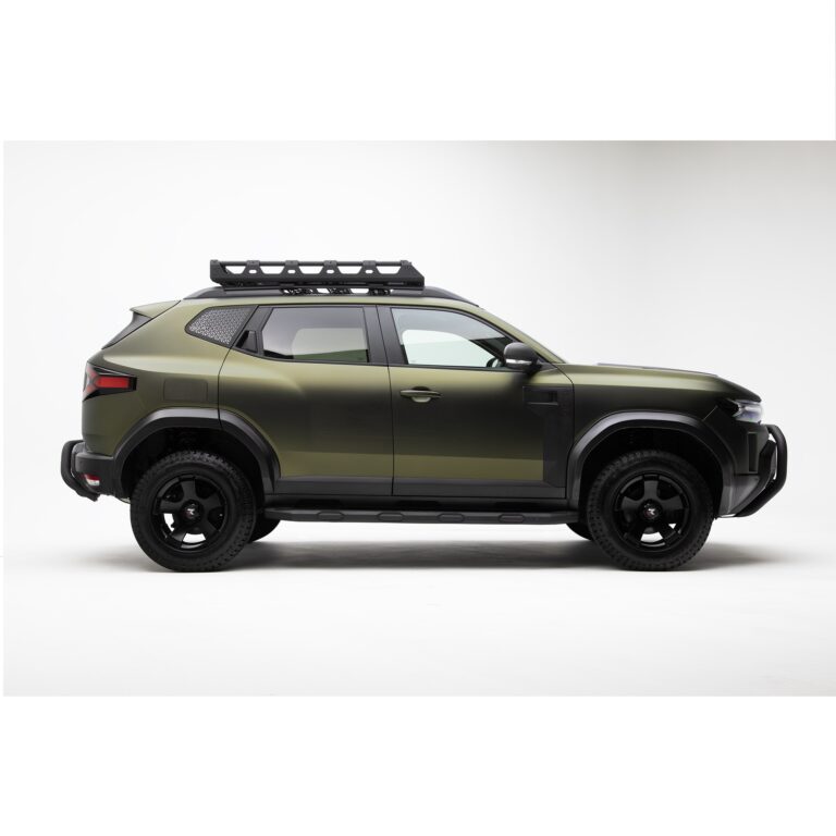 Dachgepäckträger/Dachkorb "REDUST" für Dacia Duster III (Alu) Schwarz Matt