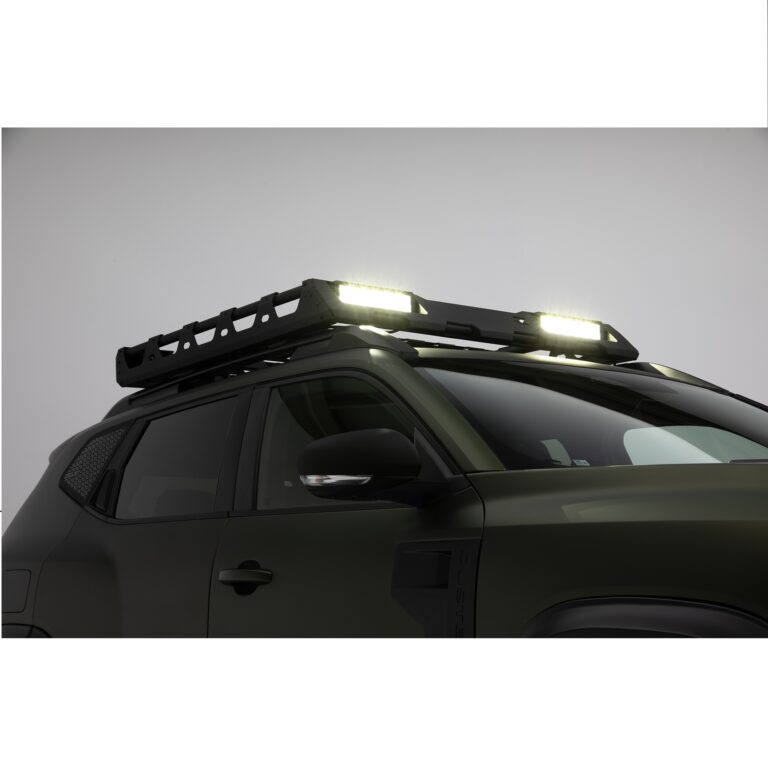 Dachgepäckträger/Dachkorb "REDUST" für Dacia Duster III (Alu) Schwarz Matt