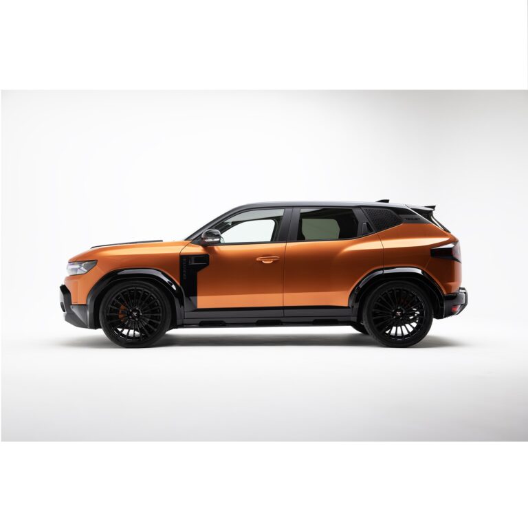 Radlauf / Kotflügelverbreiterung "REDUST" für Dacia Duster III (Schwarz Glänzend)+20mm