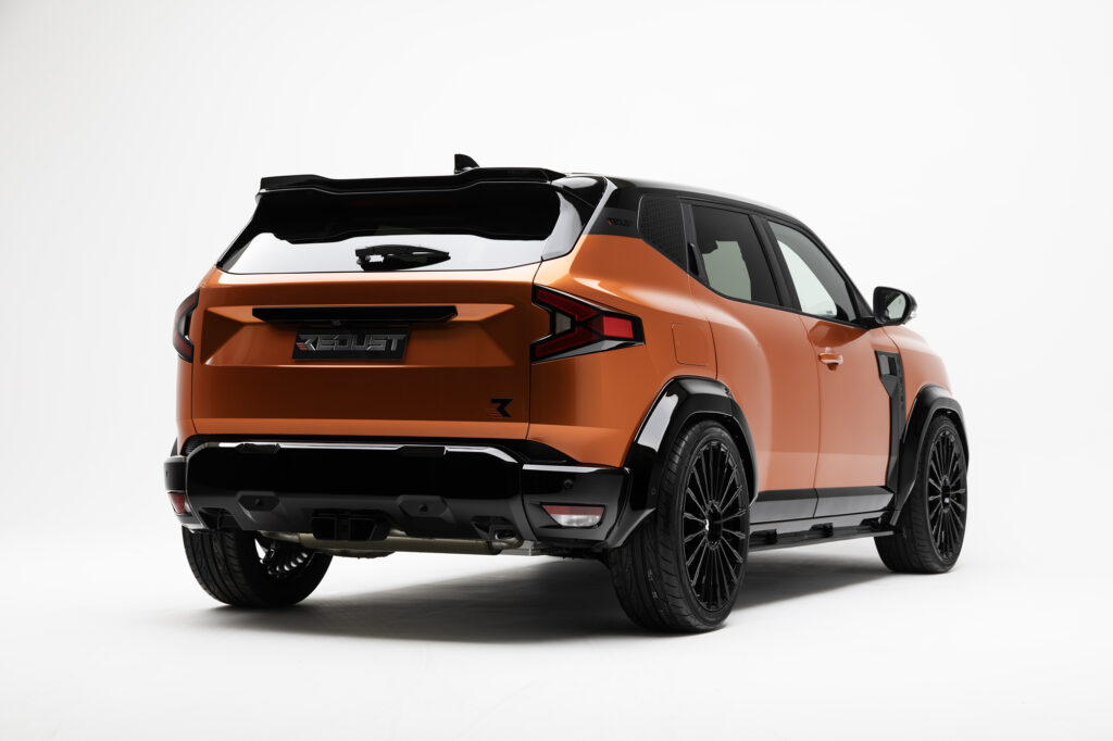 REDUST Edelstahl Doppelrohr Sportauspuff für Dacia Duster III Hybrid 140