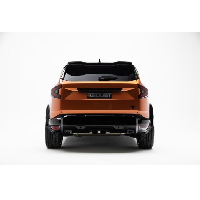 REDUST Edelstahl Doppelrohr Sportauspuff für Dacia Duster III Hybrid 140