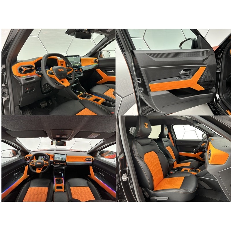 REDUST Lederausstattung mit beflockten Innenelementen für Dacia Duster III