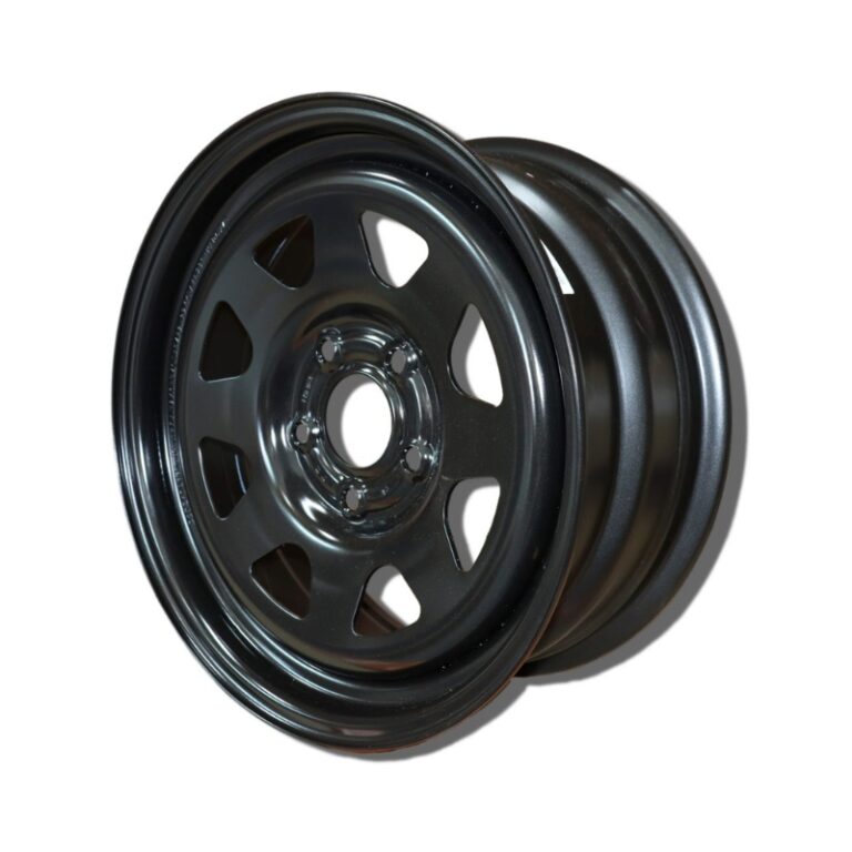 4x Stahlfelge 16" Dotz Dakar black für Dacia Duster & Bigster